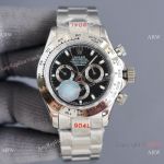 Swiss Quality Copy Rolex Cosmograph Daytona Citizen 8215 Watch Black Dial 904L Steel